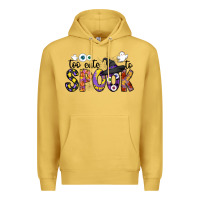 Antique Gold too cute to spook Premium Hoodie - CowhideDigitalArt