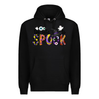 Black too cute to spook Premium Hoodie - CowhideDigitalArt