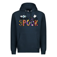 Navy too cute to spook Premium Hoodie - CowhideDigitalArt