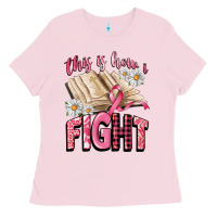 Bubblegum Pink this is how i fight Ladies Tee - CowGirlArtShop