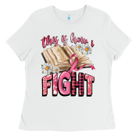 White this is how i fight Ladies Tee - CowGirlArtShop