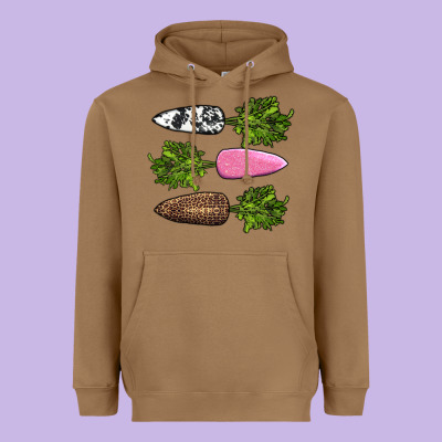 Easter Carrots Heavyweight Hoodie Designed By Adodesignshop