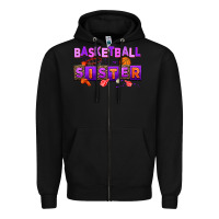 Black basketball sıster Zipper Hoodie - AdoDesignShop