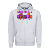 Heather Grey basketball sıster Zipper Hoodie - AdoDesignShop