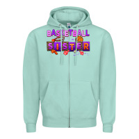 Seafoam basketball sıster Zipper Hoodie - AdoDesignShop