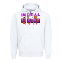 White basketball sıster Zipper Hoodie - AdoDesignShop