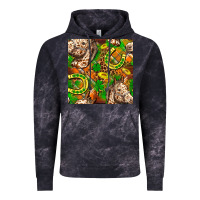 Cloud Black St. Patrick's Day Horse With Horseshoes Seamless Vintage Hoodie - FaDigitalArtStudio
