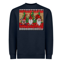 Navy Christmas gnomes Heavyweight Sweatshirt - BarkalooDesign