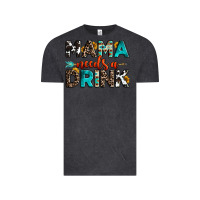 Vintage Black mama needs a drink Vintage Tee - OliviaCreatesArt