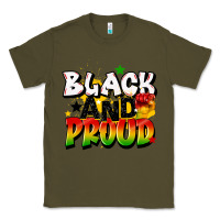 Army Green black and proud Classic Tee - CowGirlArtShop