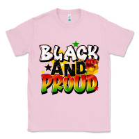 Bubblegum Pink black and proud Classic Tee - CowGirlArtShop