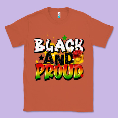 Black And Proud Classic Tee Designed By Cowgirlartshop