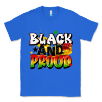 True Royal black and proud Classic Tee - CowGirlArtShop