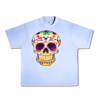 Grape Ice Cinco de mayo skull Urban Heavy Tee - FaDigitalArtStudio