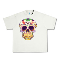Pistachio Cinco de mayo skull Urban Heavy Tee - FaDigitalArtStudio
