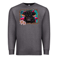 Charcoal Heather v.d belted galloway cow Premium Sweatshirt - AdoDesignShop