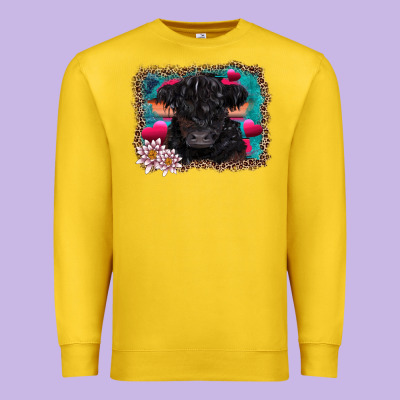 V.d Belted Galloway Cow Premium Sweatshirt Designed By Adodesignshop
