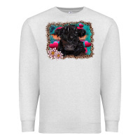 Oatmeal Heather v.d belted galloway cow Premium Sweatshirt - AdoDesignShop