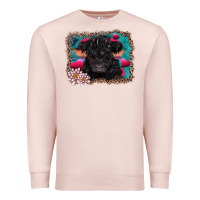 Pale Pink v.d belted galloway cow Premium Sweatshirt - AdoDesignShop