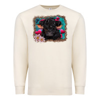 Sandshell v.d belted galloway cow Premium Sweatshirt - AdoDesignShop
