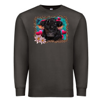Smoke v.d belted galloway cow Premium Sweatshirt - AdoDesignShop