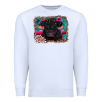 White v.d belted galloway cow Premium Sweatshirt - AdoDesignShop