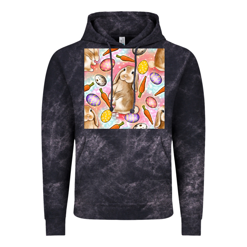Happy Easter Bunny Seamless Pattern Vintage Hoodie by BundleAndBundleShop | Teevron