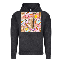 Vintage Black Happy Easter Bunny Seamless Pattern Vintage Hoodie - BundleAndBundleShop