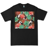 Black succulents and cowhide Premium Tee - TumblerDesignByShophia