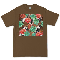 Cacao succulents and cowhide Premium Tee - TumblerDesignByShophia