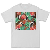 Dove Grey succulents and cowhide Premium Tee - TumblerDesignByShophia