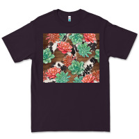 Plum succulents and cowhide Premium Tee - TumblerDesignByShophia