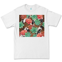 White succulents and cowhide Premium Tee - TumblerDesignByShophia