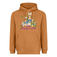 Meerkat easter bunny family wıth carrots and eggs Heavyweight Hoodie - AdoDesignShop
