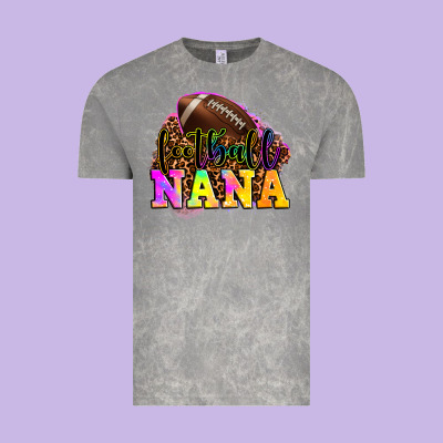 Football Nana Vintage Tee Designed By Oliviacreatesart