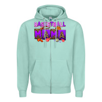 Seafoam basketball mama Zipper Hoodie - AdoDesignShop