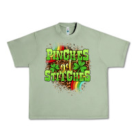 Oil Green St. Patrick's Day Pinches get stitches Urban Heavy Tee - OliviaCreatesArt