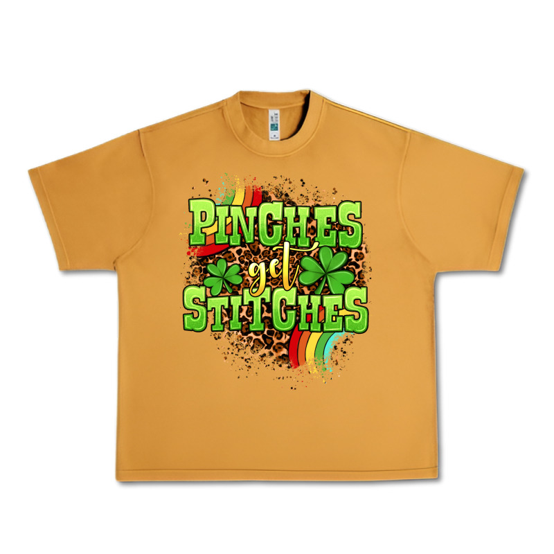 St. Patrick's Day Pinches Get Stitches Urban Heavy Tee by OliviaCreatesArt | Teevron