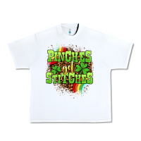 White St. Patrick's Day Pinches get stitches Urban Heavy Tee - OliviaCreatesArt