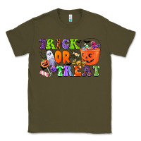 Army Green trick or treat Classic Tee - CowGirlArtShop