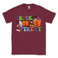 Burgundy trick or treat Classic Tee - CowGirlArtShop
