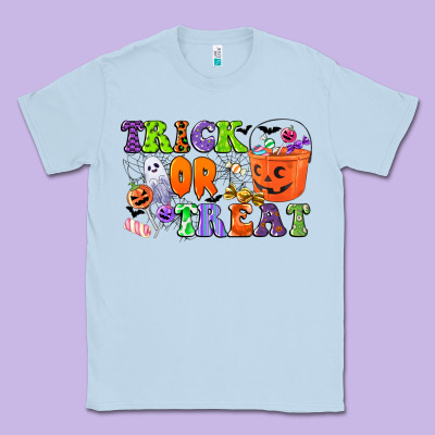 Trick Or Treat Classic Tee Designed By Cowgirlartshop
