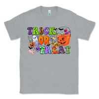 Heather Grey trick or treat Classic Tee - CowGirlArtShop