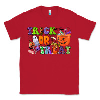 Red trick or treat Classic Tee - CowGirlArtShop