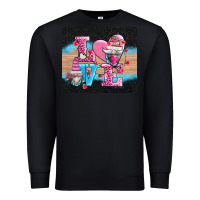 Black v.d love gnomes Premium Sweatshirt - AdoDesignShop