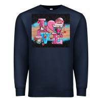 Navy v.d love gnomes Premium Sweatshirt - AdoDesignShop