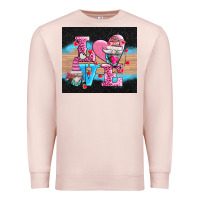 Pale Pink v.d love gnomes Premium Sweatshirt - AdoDesignShop