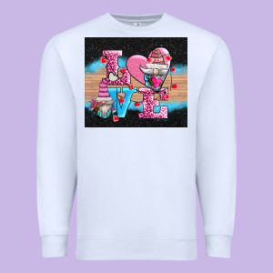 V.d Love Gnomes Premium Sweatshirt Designed By Adodesignshop