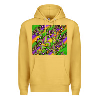 Antique Gold mardi gras carnival fleur de lis Premium Hoodie - Jasminsmagicworld
