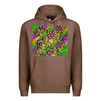 Chestnut mardi gras carnival fleur de lis Premium Hoodie - Jasminsmagicworld